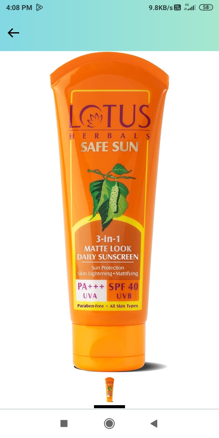 LOTUS HERBALS SAFE SUN