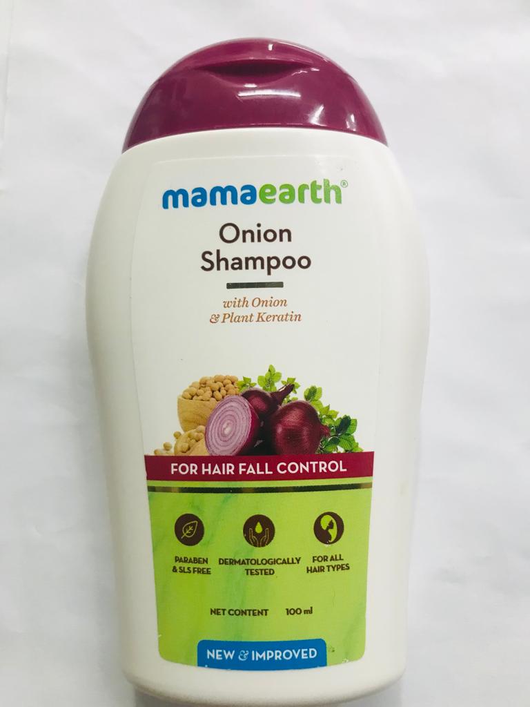 MAMAEARTH onion shampoo for hair fall control