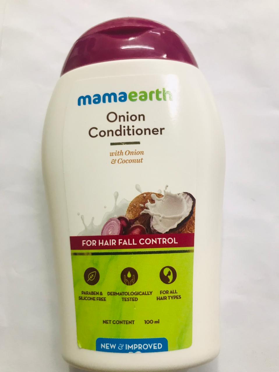 mamaearth onion conditioner for hair fall control