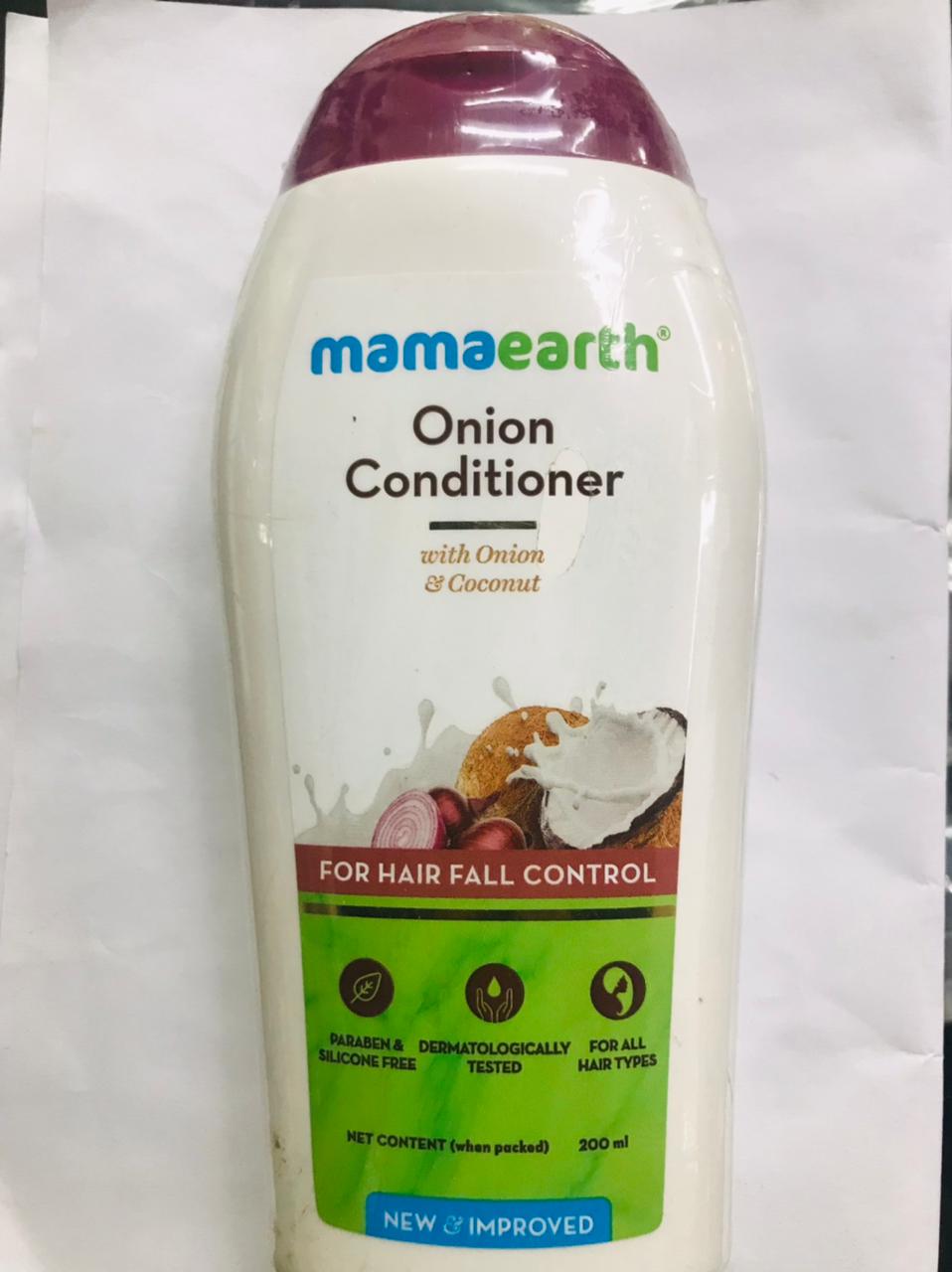 mamaearth onion conditioner for hair fall control