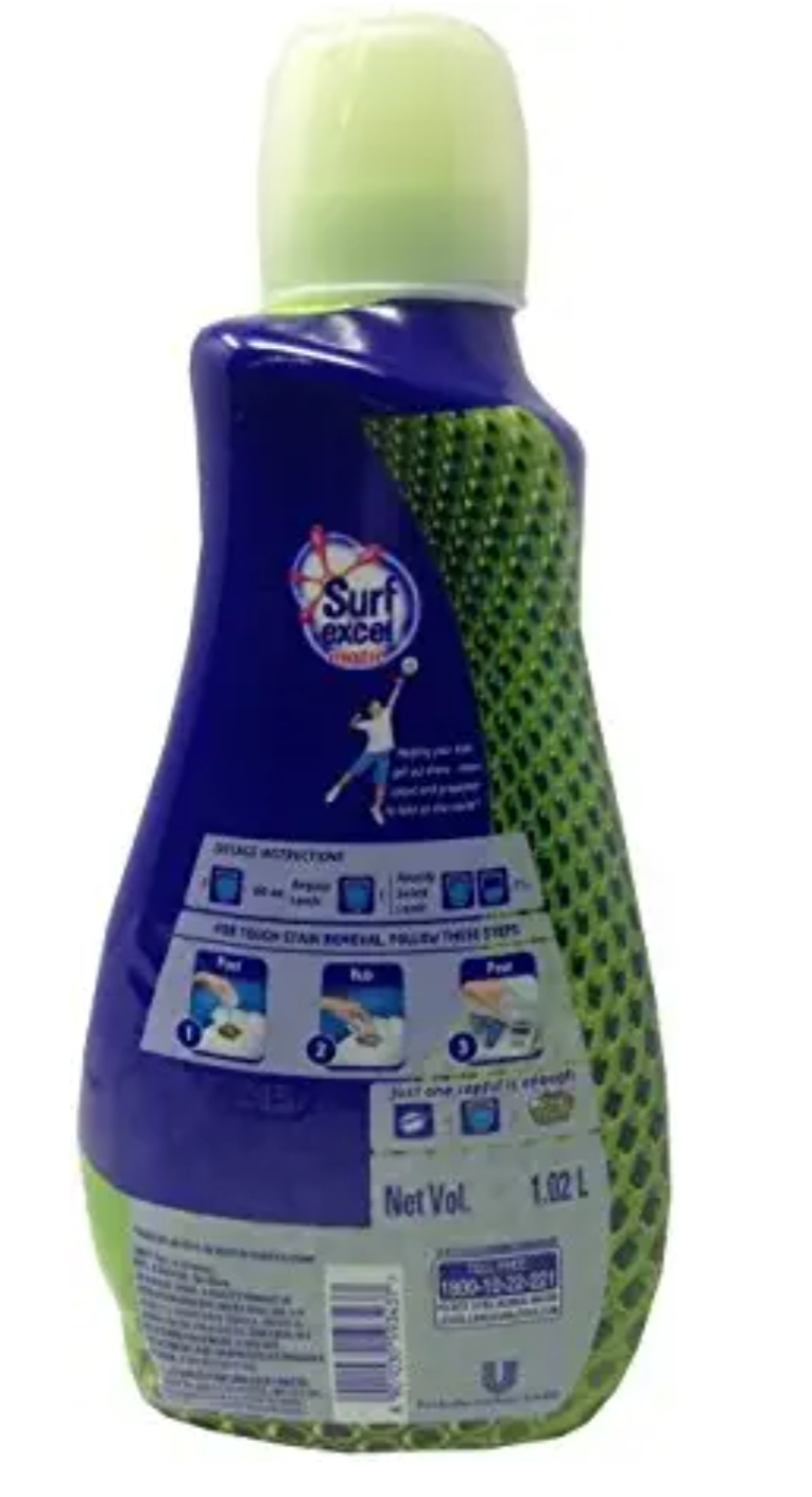 Surf Excel Matic Liquid - Top Load, 1L Bottle