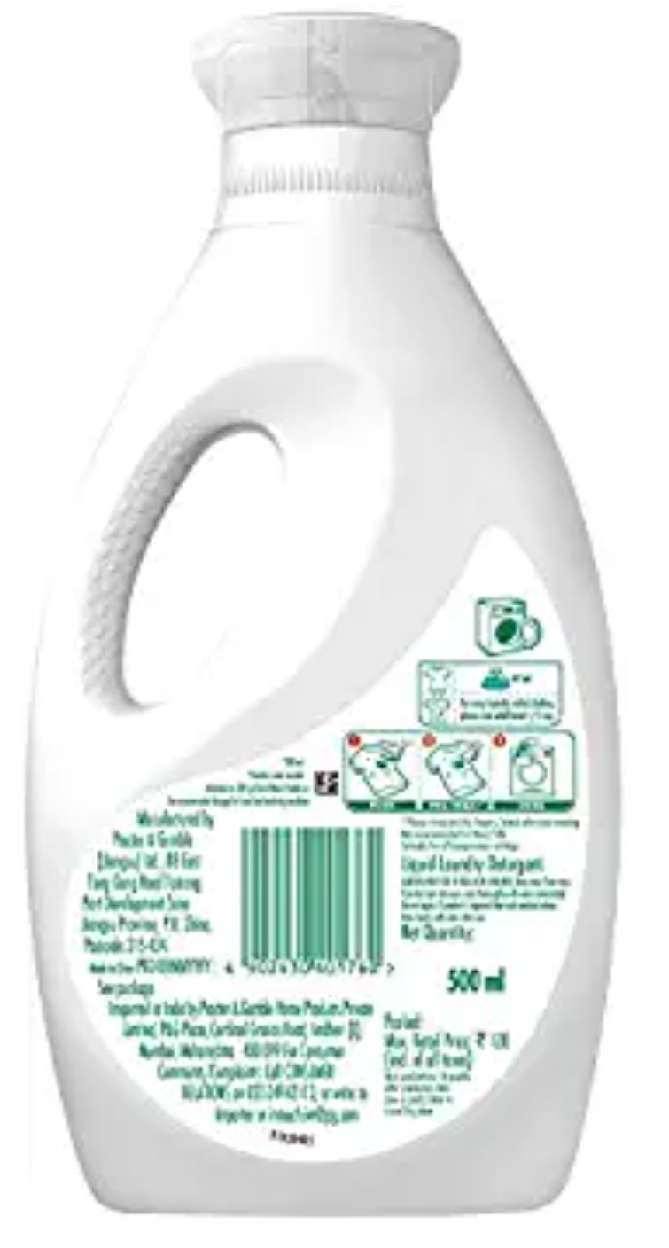 Ariel Matic Liquid Detergent, Front Load, 500 ML6%off￼￼￼￼￼