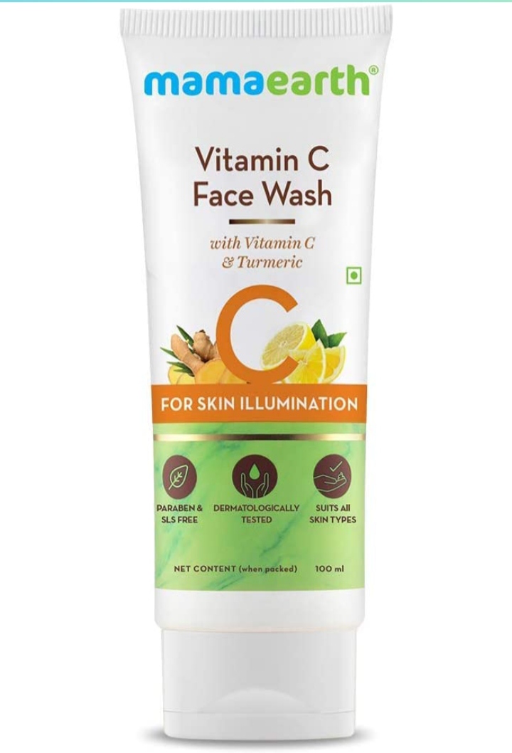 mamaearth vitamin c face wash for skin illuminations