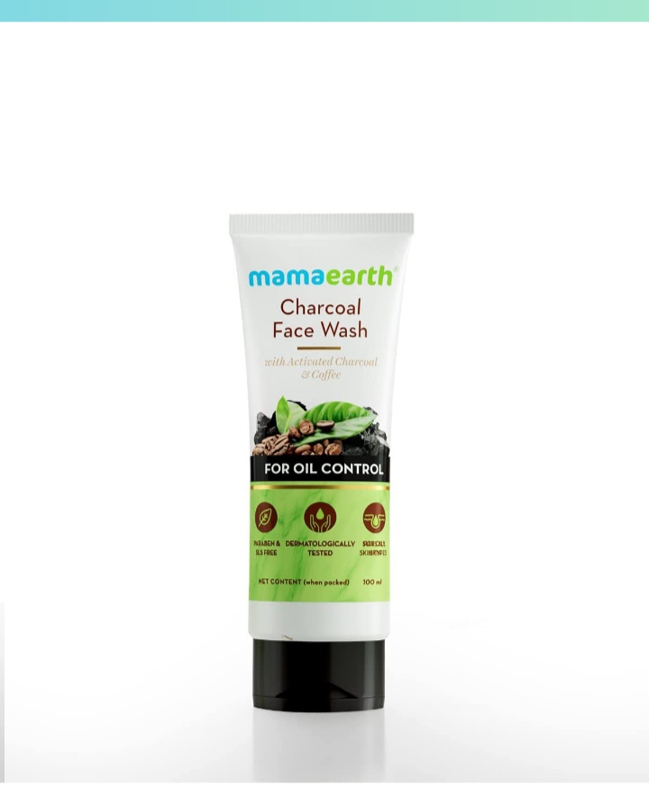 mamaearth charcoal face wash with activated charcoal & coffee for oil control