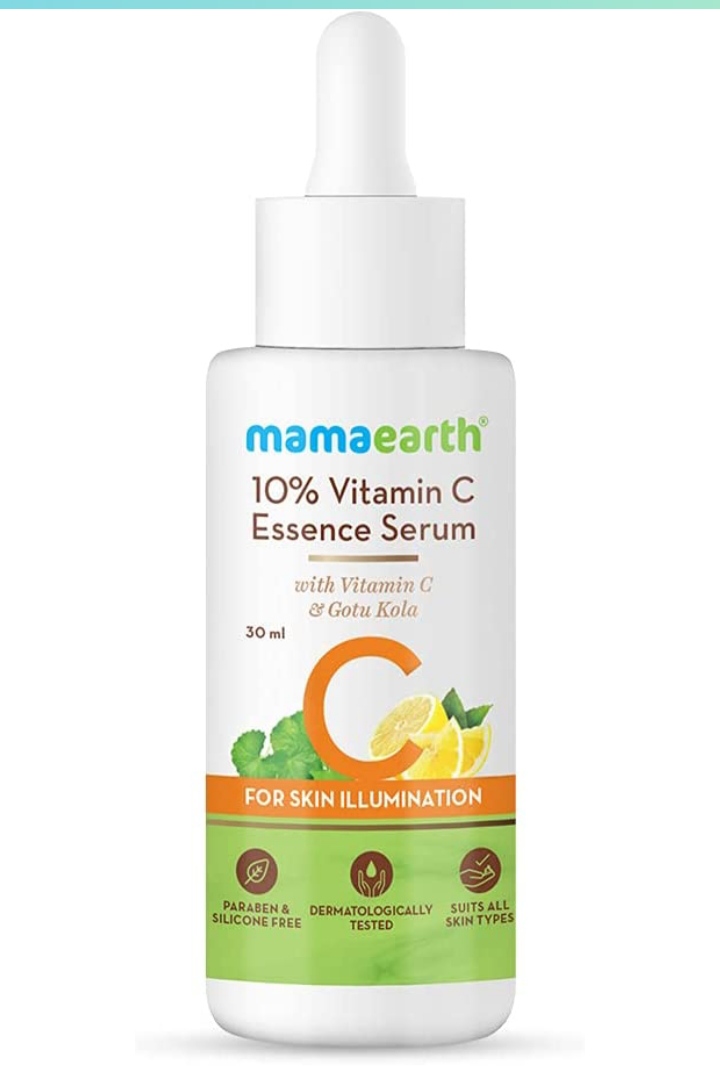 mamaearth  vitamin c essence serum for skin illumination