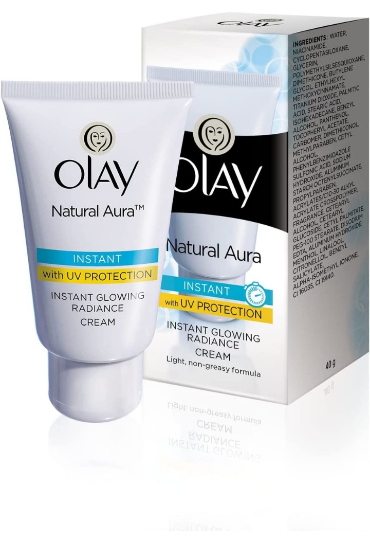 OLAY NATURAL AURA INSTANT WITH UV PROTECTION INSTANT GLOWING RADIANCE