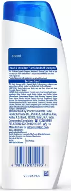 HEAD & SHOULDERS ANTI-DANDRUFF SHAMPOO LEMON FRESH