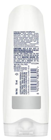 DOVE NUTRITIVE SOLUTIONS INTENSE REPAIR SHAMPOO (FOR DAMAGED HAIR )