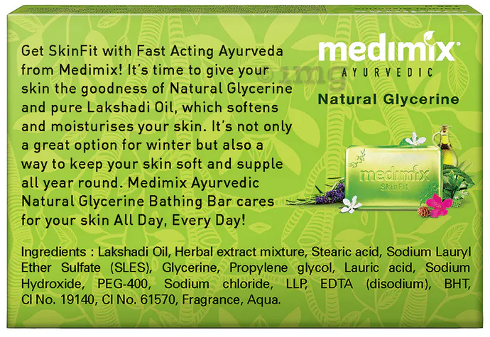 MEDIMIX AYURVEDIC NATURAL GLYCERINE (LAKSHADI OIL FOR MOISTURISED SKIN)