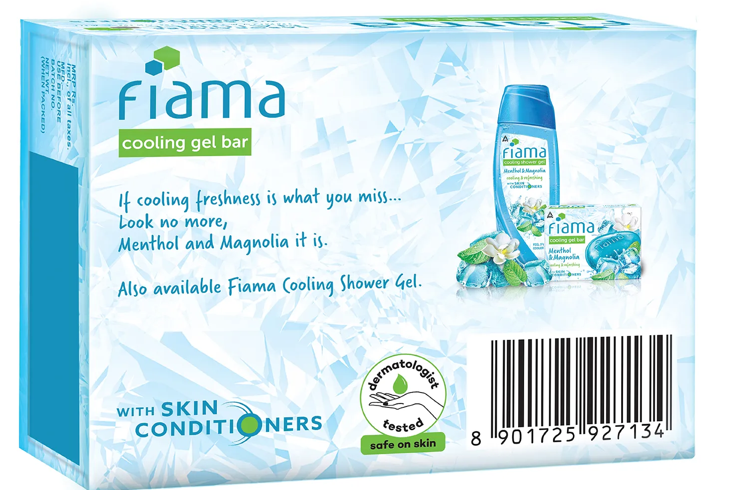 FIAMA MENTHOL & MAGNOLIA COOLING & REFRESHING WITH SKIN CONDITIONERS