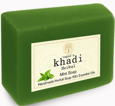 KHADI  MINT HANDMADE BATHING BAR