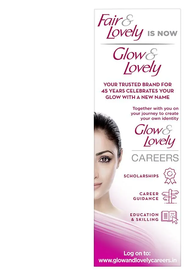 FAIR & LOVELY IS NOW GLOW & LOVELY(MULTI VITAMIN)