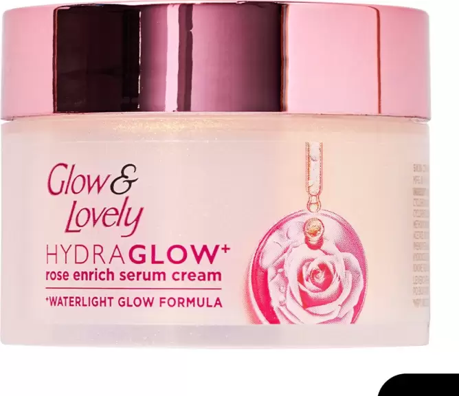 GLOW & LOVELY HYDRA GLOW ROSE ENRICH SERUM CREAM(WATERLIGHT GLOW FORMULA)