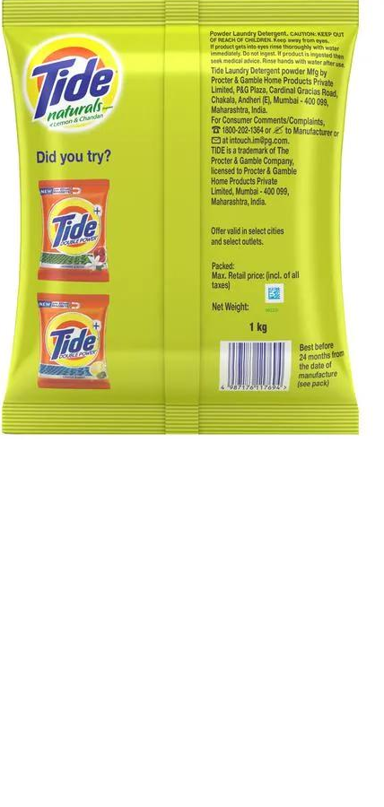 TIDE NATURALS LEMON & CHANDAN