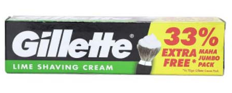 GILLETTE LIME SHAVING CREAM