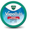 VAPORUB (RELIEVES 6 COUGH & COLD SYMPTOMS) POCKET PACK