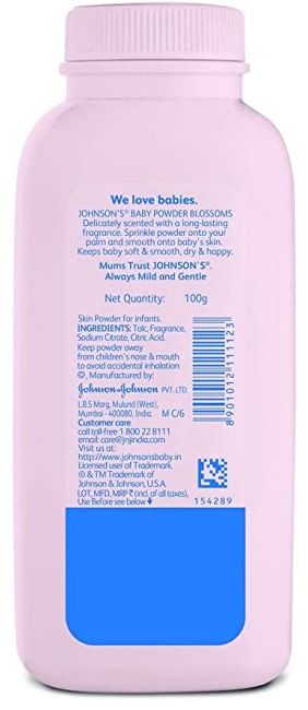 JOHNSON'S BABY POWDER BLOSSOMS (LONG LASTING FRESHNESS & SKIN COMFORT