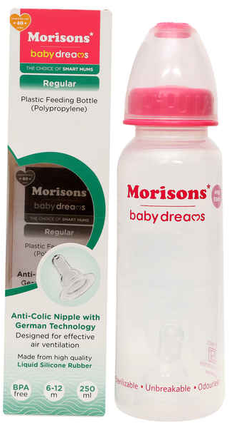 MORISONS BABY DREAOS DESIGNER (PLASTIC FEEDING BOTTLE ) POLYPROPYLENE