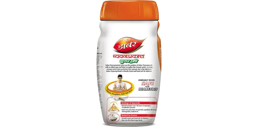 DABUR CHYAWANPRAKSH SUGARFREE 3X IMMUNITY ACTION (SAFE FOR DIABETICE)